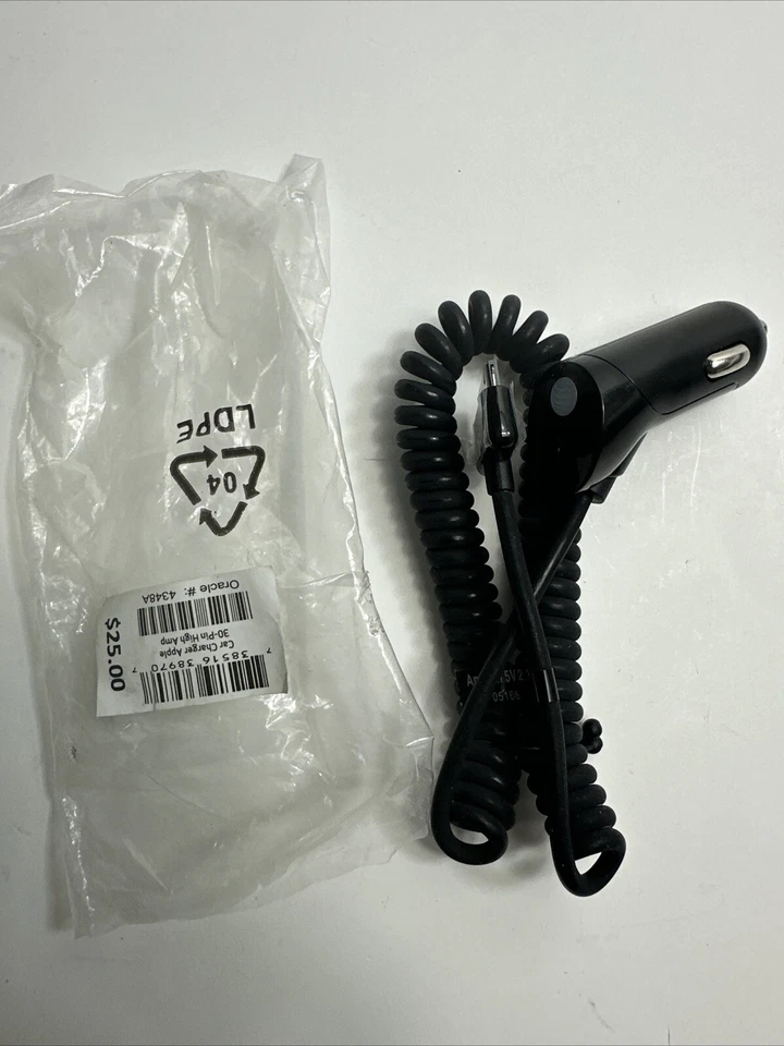 AT&T 30 pin car charging cable for Apple iPhone - Image 1 of 4