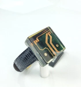 Sobral Flash Gordon Space Capsule Faux Watch Circuit Board Artist Made Bracelet - Picture 1 of 4