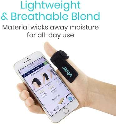 Vive Trigger Finger Splint-Support Brace for Straightening Curved, Bent, ADJUST. - Image 1 of 4