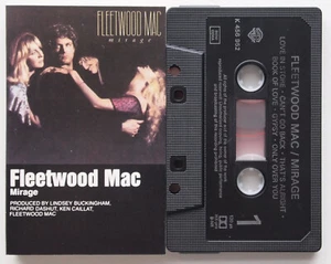 FLEETWOOD MAC - MIRAGE (WARNER K456952) 1982 EUROPE CASSETTE TAPE BLACK SHELL - Picture 1 of 3