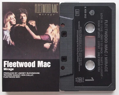 FLEETWOOD MAC - MIRAGE (WARNER K456952) 1982 EUROPE CASSETTE TAPE BLACK SHELL - Image 1 of 3