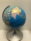 Mounted Globe Of Earth- Spins-Lights Up To Show Constellations-Batt Or AC Adapt