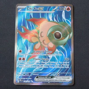 Pokémon SV02: Paldea Evolved Ultra Raro Holofoil Chi-Yu ex 234/193 Casi Nuevo - Imagen 1 de 2