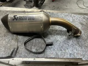 Honda VFR800F VFR800X Crossrunner 14-22 Akrapovic Exhaust End Can - Picture 1 of 8