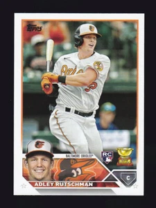 2023 Topps Series 1 #250 ADLEY RUTSCHMAN RC Baltimore Orioles ROOKIE CARD - Bild 1 von 2