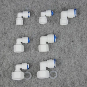 Elbow Connect Water Purifiers Tube Fittings For Reverse Osmosis Valve Filter - Picture 1 of 4