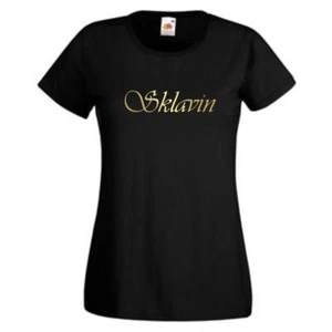 Sklavin, witziges Sprüche T-Shirt, Damen Funshirt lustige girls t-shirts (GO021) - Bild 1 von 1