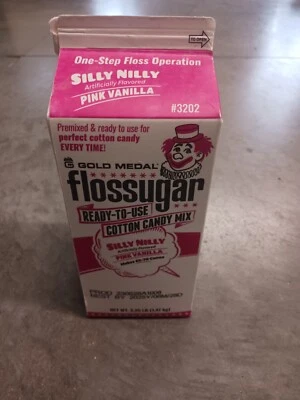 Хлопковая конфетная сахарная нить - глупая нилли - розовая ванильная золотая медаль 3,25 фунта - Изображение 1 из 4