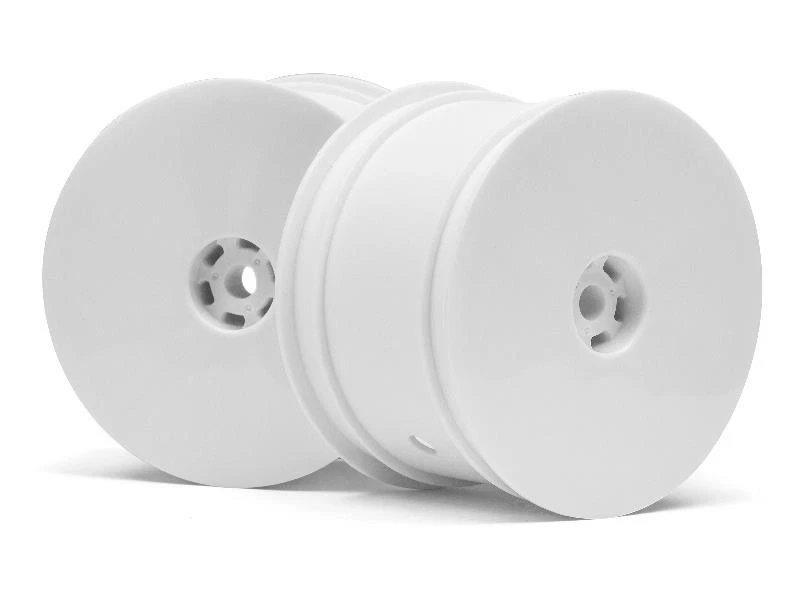 Hot Bodies 1/10 Buggy 2.2 White Rear Dish Wheels (2) HBS112772 (12mm Hex) - Image 1 of 1