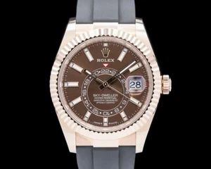 Rolex 336235 Sky Dweller 18K Rose Gold Chocolate Dial 2025 - Picture 1 of 8