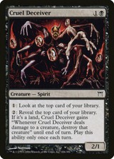 Magic MTG Tradingcard Champions of Kamigawa 2004 Cruel Deceiver 106/306