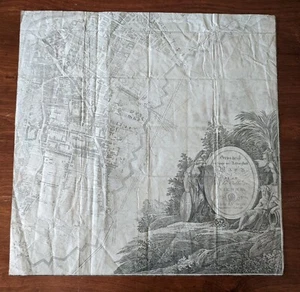 Antique Map Plan de la Ville de Vienne Vienna Joseph Vincenz Degen 1802 Gerstner - Picture 1 of 7