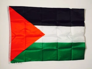 FLAGGE PALÄSTINA 90x60cm - PALÄSTINENSISCHE FLAGGE 60x90cm Stabloch - Neu - Bild 1 von 2