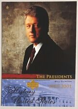 BILL CLINTON, 2004 UPPER DECK "HISTORY OF THE UNITED STATES" CARD