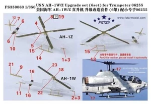 Five Star FS350063 1/350 USN AH-1W/Z Upgrade set for Trumpeter 06255 - Picture 1 of 1