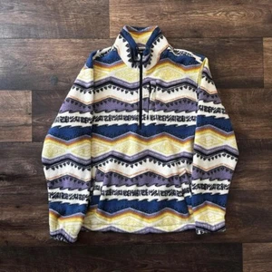 Billabong quarter zip fleece aztec style size medium - Picture 1 of 7