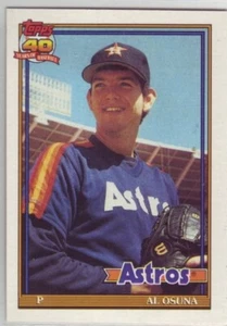 Juego de equipo de béisbol 1991 Topps de los Astros de Houston con intercambiado - Imagen 1 de 1