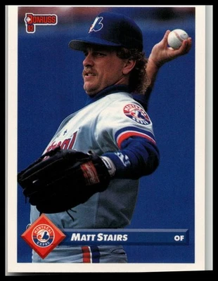 1993 Donruss #460 Matt Stairs - Image 1 of 2