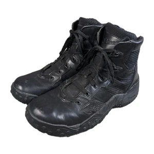 Danner 25730 Scorch Side Zip Black Hot 6" Leather Boots Men’s US Size 11 Shoes - Picture 1 of 9