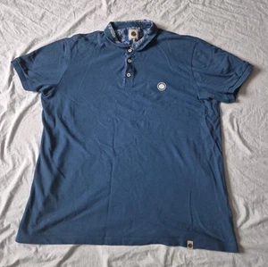Pretty Green Blue Polo Shirt Mens Size XXL - Picture 1 of 3