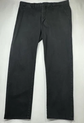 Chinos Armani Exchange A/X ajustados delanteros planos negros para hombre 32R Foto 1 de 4