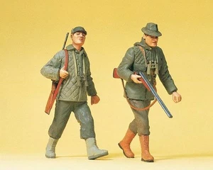 Preiser 45136 G Scale Recreation & Sports -- Walking Hunters pkg(2) - Picture 1 of 3