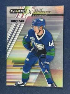 2020-21 Upper Deck Synergy FX #FX-24 Elias Pettersson Canucks /749 - Bild 1 von 2