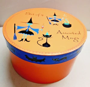 Juego de 4 tazas de Halloween Wendover Lane diseñadas por Mary Kober - Imagen 1 de 3