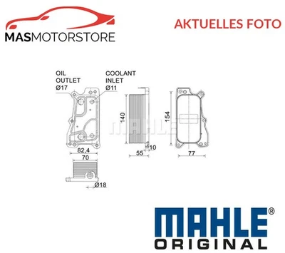 ÖLKÜHLER KÜHLER ÖL MAHLE ORIGINAL CLC 235 000P I NEU OE QUALITÄT - Image 1 of 4