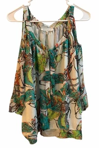 Schwarze Rainn Damen Bluse Mehrfarbig Cold-Shoulder Neu mit Etikett XL - Bild 1 von 5