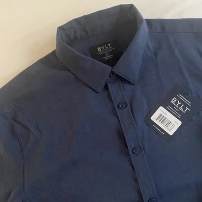 BYLT Vista Short Sleeve Button Down Mens L Shirt - Image 1 of 4