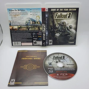 Fallout 3: Edición Juego del Año (PlayStation 3) Excel. Disco probado en estado como nuevo - Imagen 1 de 7