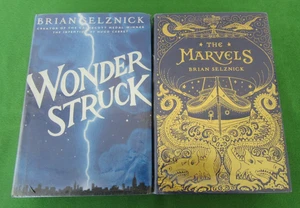 LOT 2 HCDJ STANDALONE NOVELS BY BRIAN SELZNICK: WONDER STRUCK; THE MARVELS-EXLIB - Imagen 1 de 4