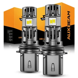 For Dodge Dakota 1991-96 Caravan 1987-95 AUXBEAM Canbus 9004 LED Headlight White - Picture 1 of 12