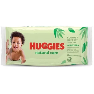 Toallitas húmedas para bebés Huggies Natural Care con aloe vera 56 unidades paquete suave recargas - Imagen 1 de 7