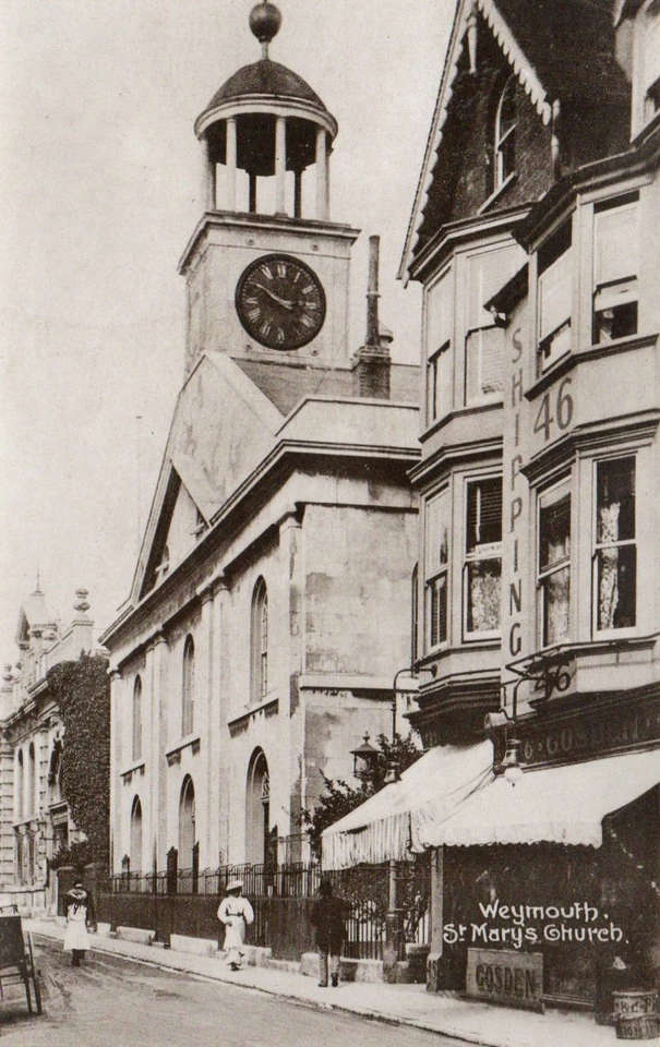 RP Postcard - St Mary's Church, Weymouth, Dorset. - Image 1 of 2