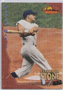 Ted Williams 1994 grabado en piedra #ES4 Roger Maris, casi nuevo - Imagen 1 de 2