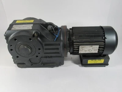 Sew-Eurodrive AC Gearmotor 123.54:1 6975 lb-in 1.0HP 1700RPM 208/360V TEFC NOP - Image 1 of 4