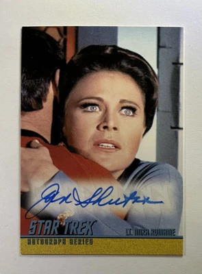 STAR TREK TOS 40 ANIVERSARIO SERIE 2 A163 JAN SHLOSAN MIRA AUTÓGRAFO ROMANO Foto 1 de 2