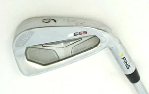 Ping S55 Yellow Dot 6 Iron Project X 6.5 Extra Stiff Steel Shaft Lamkin Grip - Picture 1 of 4