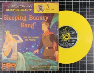 Walt Disney's SLEEPING BEAUTY SONG 1950'S Golden Record 78 RPM Record 1959