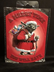 IMÁN YODA - A MERRY TIME YOU WILL HAVE - NAVIDAD 3"" x 5 - Imagen 1 de 1