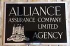 Alliance Assurance Insurance  Australian Metal Tin Sign Advertising - Man Cave