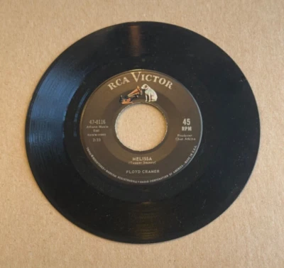 FLOYD CRAMER MELISSA/JAVA RCA 45 8116 - Image 1 of 2
