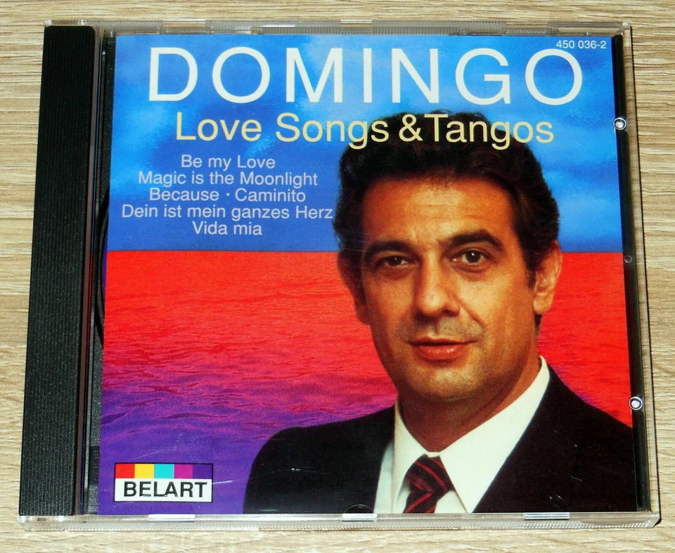 Placido Domingo ‎– Love Songs & Tangos (1993) CD, 14 Songs, gebraucht - Bild 1 von 1