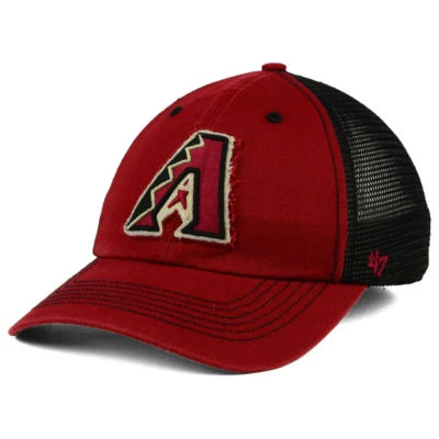 Arizona Diamondbacks MLB Taylor Closer Cap Hat Mesh Stretch Fit Baseball D'Backs - Image 1 of 4