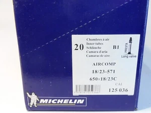 20 - Michelin 650 / 18 - 23 (Válvula Race 26 / 60 mm) tubos interiores-bicicleta NOS - Imagen 1 de 2