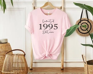 30th Birthday Gift T Shirt 1995 Limited Edition Awesome 30 Years Men Women Top - Picture 1 of 8