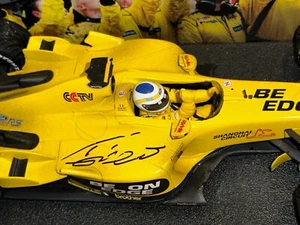 GIANCARLO FISICHELLA HAND SIGNED, 2003 BRAZIL RACE WINNING JORDAN F-1, 1/18 ,COA - Picture 1 of 6