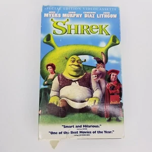 Dreamworks Shrek VHS Special Edition Movie Eddie Murphy Mike Myers Diaz - Picture 1 of 7